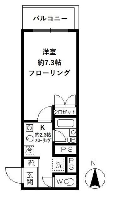 ＹＵＵＷＡ国立の物件間取画像