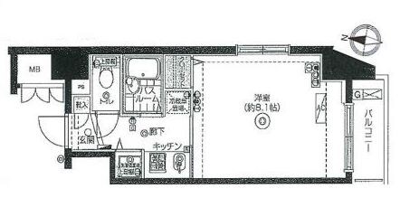 フェニックス方南町参番館の物件間取画像