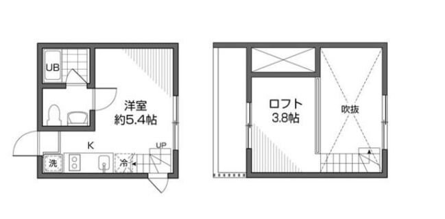 シルバーコート代田橋の物件間取画像