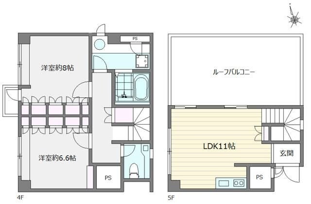 マトリクスの物件間取画像