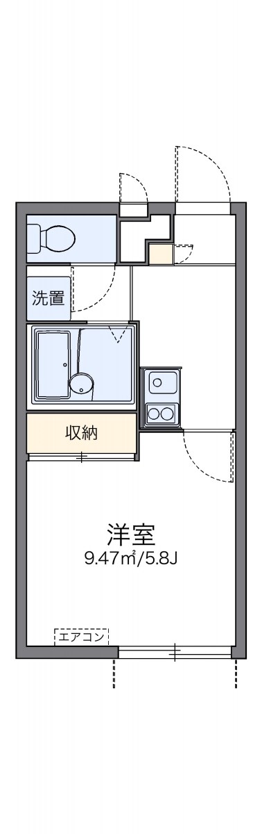 レオパレス本天沼ＥＴの物件間取画像