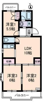 ジェネシス三鷹の物件間取画像