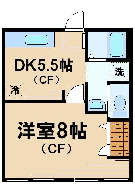 ラポール小金井の物件間取画像