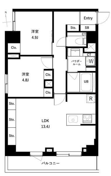 アーバンパーク高井戸の物件間取画像