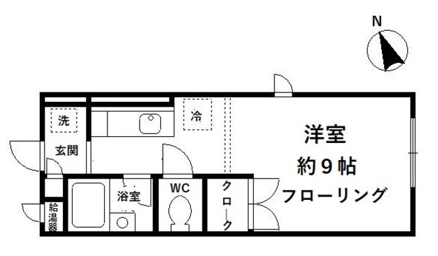 リジェールむさしのの物件間取画像