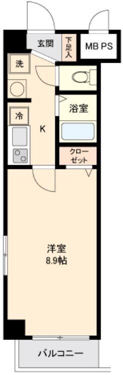 コンフィアンサ等々力の物件間取画像