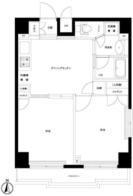 ルーブル上鷺宮弐番館の物件間取画像