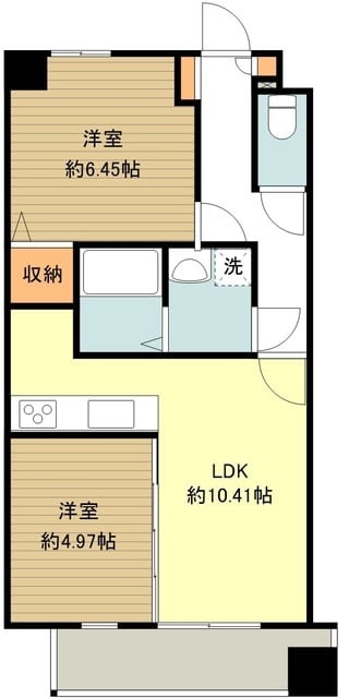 オークラビルの物件間取画像