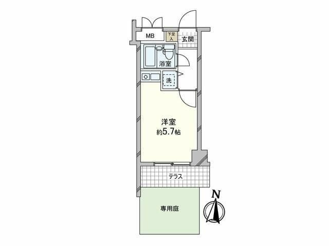 クレドール阿佐ヶ谷の物件間取画像