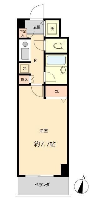 CITY SPIRE国分寺の物件間取画像