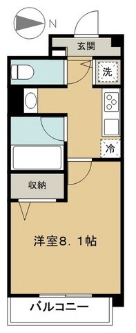 クティールＭの物件間取画像