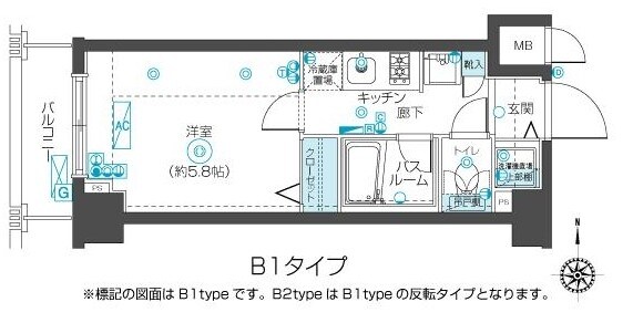 フェニックス武蔵関クアトロの物件間取画像