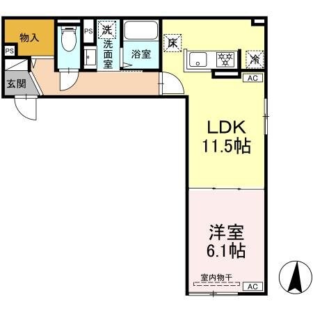 グラナーデ谷原の物件間取画像