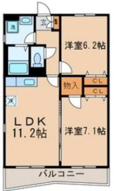 グリーンハイツ大泉学園の物件間取画像