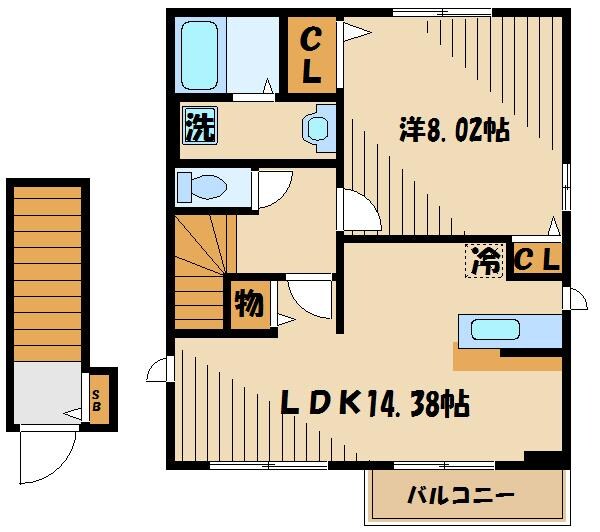 ベルコリーヌの物件間取画像