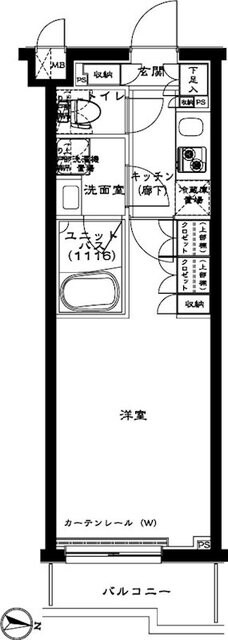 ルーブル武蔵関弐番館の物件間取画像