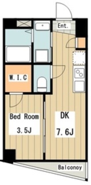 NO.７ゼルコバマンションの物件間取画像