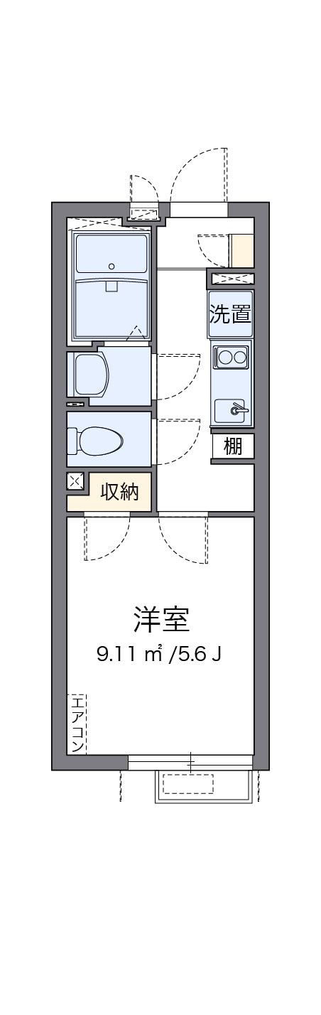 クレイノ西調布の物件間取画像