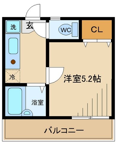 ラルゴ白糸台の物件間取画像