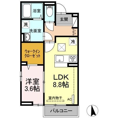 サリサ.cの物件間取画像