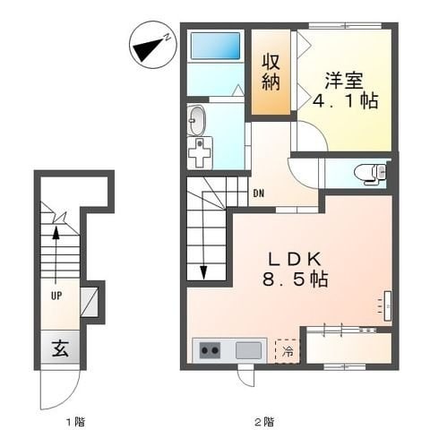 Excel Villa ・Tamaの物件間取画像