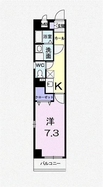 フランソレイユの物件間取画像