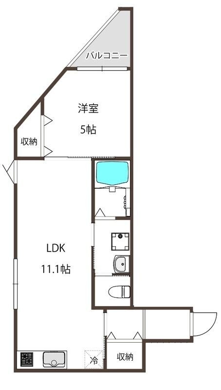 メゾンメールの物件間取画像