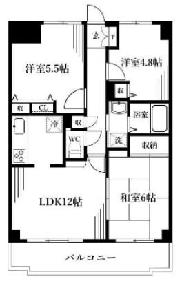 パークコート小金井の物件間取画像