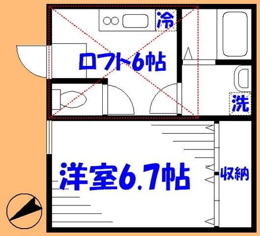 メルヴェイユの物件間取画像