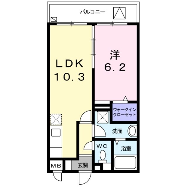 プリート　カーサ　イグサの物件間取画像