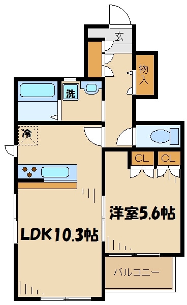 たかのはの物件間取画像