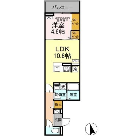 （仮）小金井市本町２丁目PJ　B棟の物件間取画像