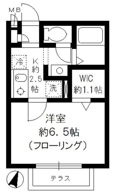 デザインコート関町北の物件間取画像