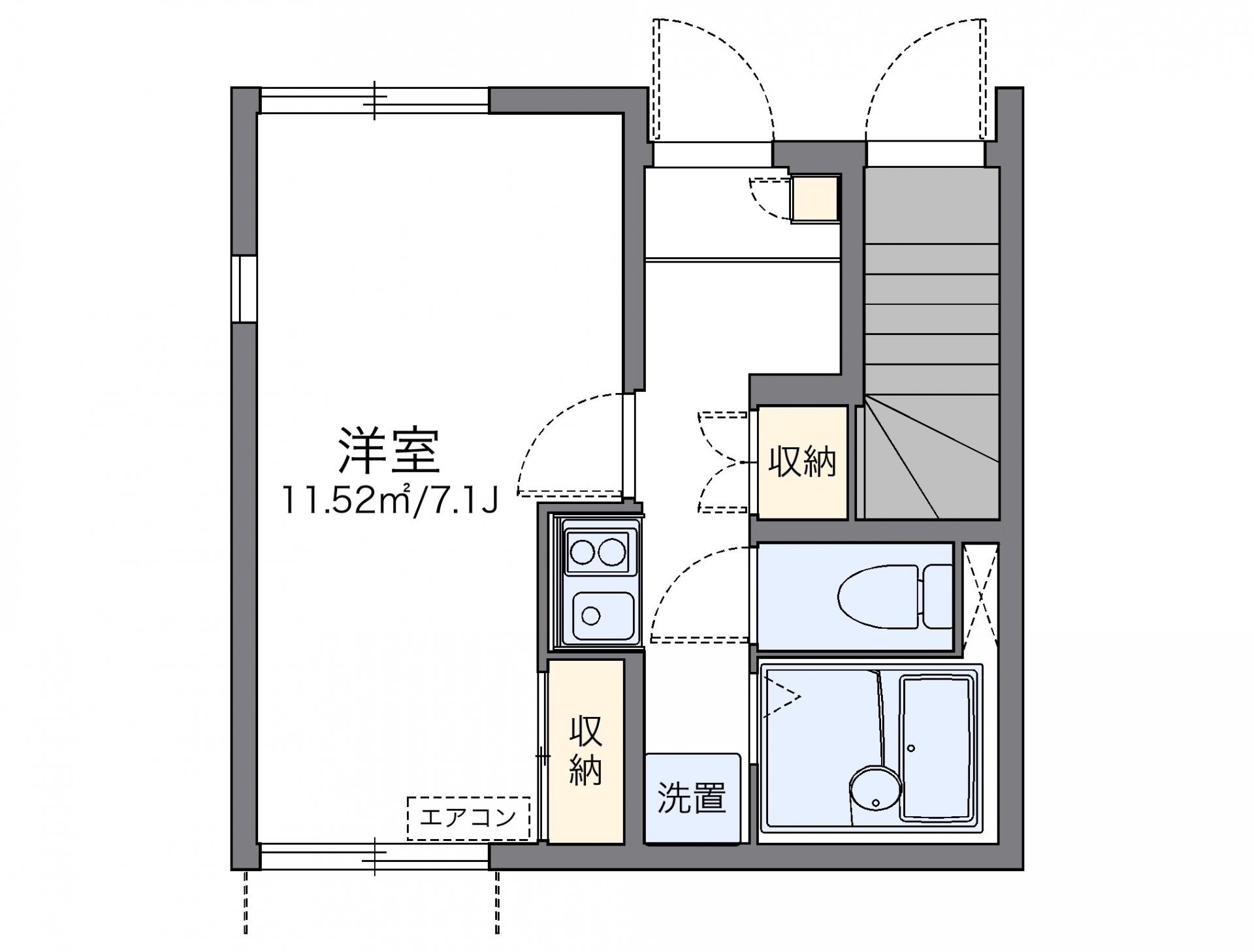 レオネクストサニーリーフの物件間取画像