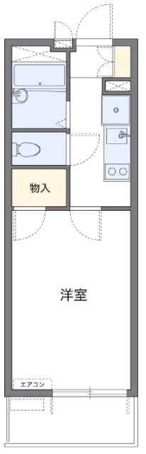 レオパレスクオラの物件間取画像