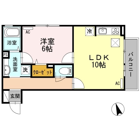 セジュールヒロの物件間取画像