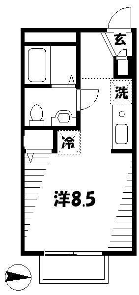 ベルファミーユの物件間取画像