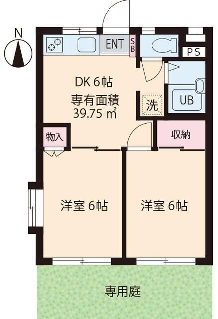 モンシャトー小金井東　Ａ棟の物件間取画像