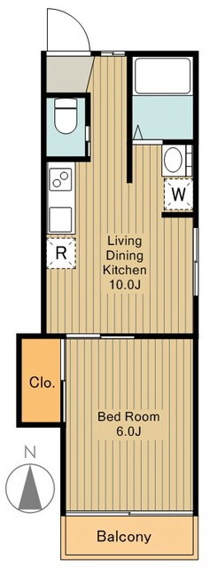 本町ハウスの物件間取画像