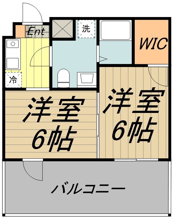物件間取画像