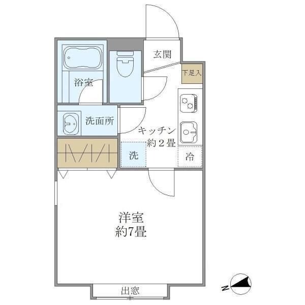 ａｓ　Ｃａｂｉｎｓの物件間取画像