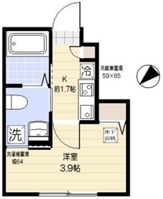 ソルナクレイシア久我山の物件間取画像