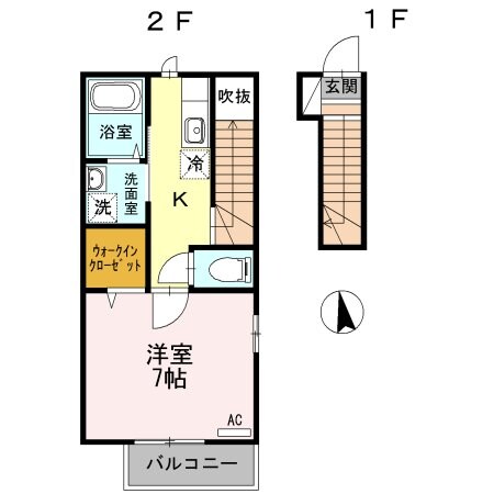 ガーデンハウスＫの物件間取画像