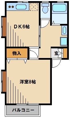 グリーンハイツの物件間取画像