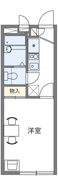 レオパレスカシェートの物件間取画像