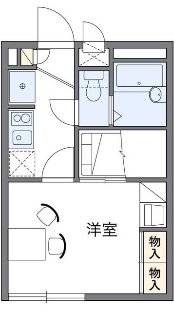 レオパレスさくらんぼの物件間取画像