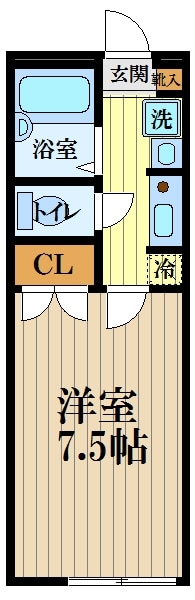 アンプルールブワ沙羅の物件間取画像