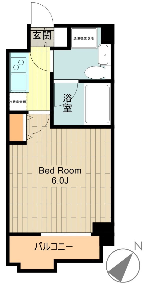 ベルファース立川の物件間取画像