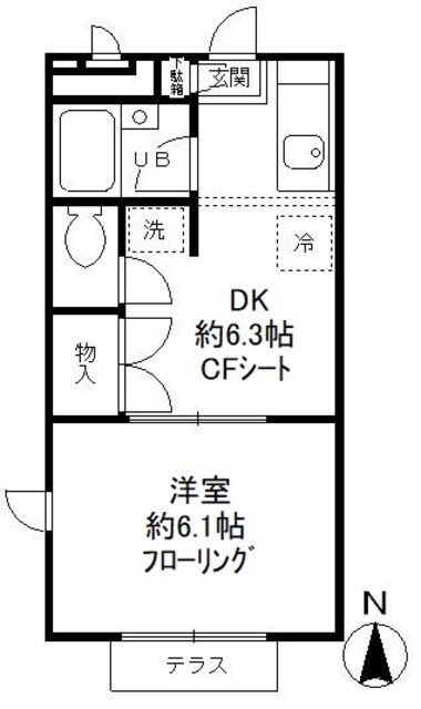 レジョンの物件間取画像