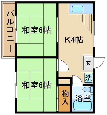 カーサフドウの物件間取画像